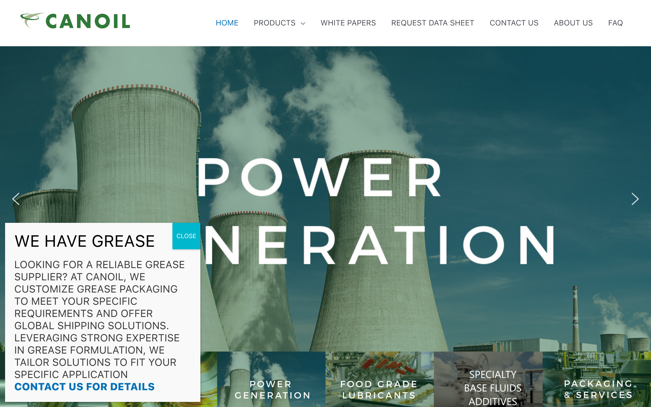 Canoil Canada Industrial Platform
